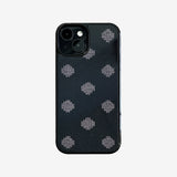 DOT GLASS BUMPER CASE_ BLACK & GRAY