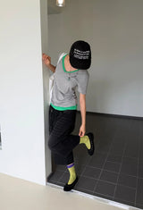 ウォッシュド Dリング バミューダ デニム