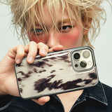 Classic Cowhide Phone Case Beige (SV_Epoxy)