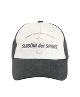 SUIBOM der SPORT ball cap - Off White / Pigment Black