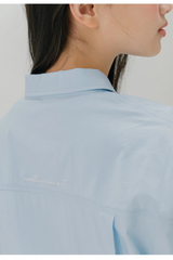  BASIC MELLOW EMBROIDERY SHIRT (LIGHT BLUE)