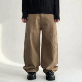 Bro layered cargo pocket cotton pants