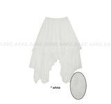 UNBAL LACE LONG SKIRT