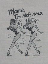 MAMA TEE PIGMENT DYED - GREY