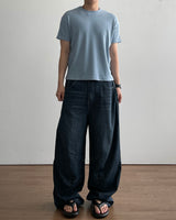 コア クロップド ワッフル ショートスリーブ T