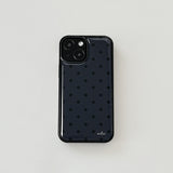 dot epoxy bumper case(dark grey)