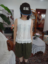 Avo dot sleeveless bl ( 2color )