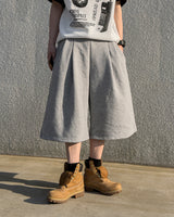 Bant Heavy Sweat Four-Tuck Bermuda Pants