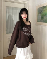 Vint Eyelet Strap Sweatshirt