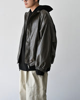 HVN CITY OVERSIZE LEATHER JACKET BB