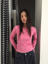 ディア リブド ロングスリーブ (5color)