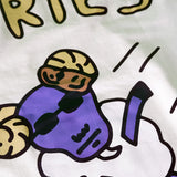 PEANUT STAIN - アリーズ ゾディアック アイボリー オーバーサイズド Tシャツ