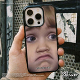 Hip Sulky Baby Face Epoxy Bumper iPhone Case