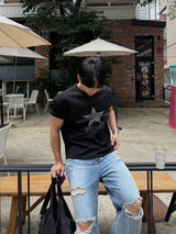 ミッドスターロゴ半袖Tシャツ