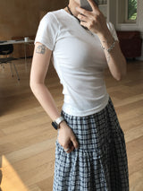 Roen Modal Side Shirring Tee (6c)
