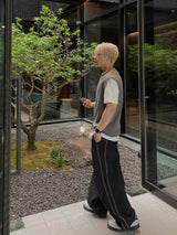 Round Knit Vest 3C