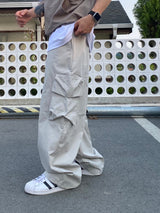Snap Hooded Nylon Vest 3C