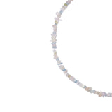mini gemstone necklace (pink)