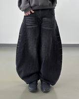 El domingo balloon denim pants
