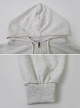 Everyday 2WAY Crop Loose Hood Zip-up (9color)