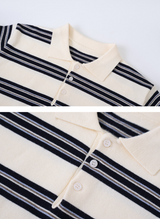 #LM Daily Multi Border Collar Knit (3color)