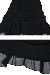 メリーシフォンドレス black