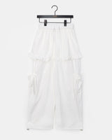 Karen frill cargo layered skirt pants