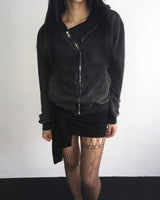 Pigment unbalanced hood jumper
