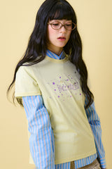 Hey Pals Milkyway T-shirt [Lemon yellow]