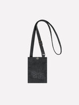 S.T.C. コーデュロイクロスミニバッグ (BLACK)