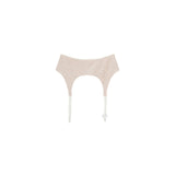 reversible garter belt star rabbit brown