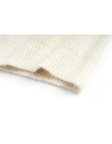 Aria Beads Detail Wool Blended Knit Cardigan Ivory