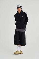 TWILL BERMUDA PANTS [BLACK]
