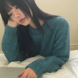 Bamo Thick Bokashi Round Knitwear