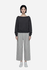 26FW★ [ EEUN MADE ] Boat Neck Sweatshirt