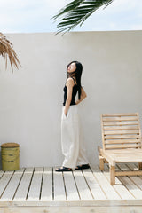 PIN-KNIT BALLOON PANTS (Oatmeal)