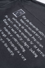 BBD Crushed Faith Pigment Long T-Shirt (Charcoal)