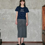 Alphabet Corca Tee Navy