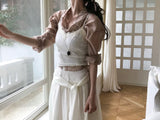 feer mute lace sleeveless tank top