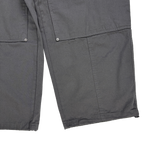 fold double-knee cotton pants
