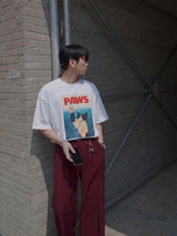[A-S0176] キャットデジタル半袖Tシャツ