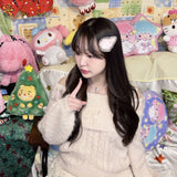 フルッフィーヘアクリップ ネコゼリー
