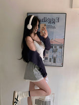 [2color] lace training shorts