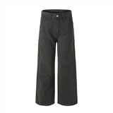 Washed Form Wide Pants
