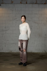 FAIRY WOOL LONG SLEEVE / IVORY
