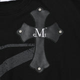 DANTE CRACK LOGO CROSS LEATHER PATCH MTM UNISEX (2Color)