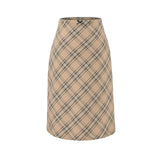 Country Check Mid Skirt