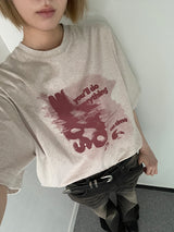 (UNISEX) オンタイム 半袖Tシャツ