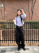 CHAINPIECE BALLOON PANTS