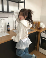 Kathy See-Through Frill Skirt